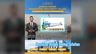 Xem bản thử nghiệm máy rải bê tông SMP-1200 Máy rải bê tông dạng trượt để lát sàn cầu