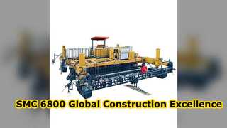 SMC 6800 Slipform Paver Xây dựng thành công ở nước ngoài