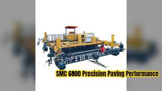 SMC 6800 Slipform Paver Xây dựng thành công ở nước ngoài